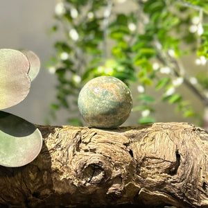 Fancy Jasper Crystal Sphere #S005 | 47mm Diameter - Lucid Willow - Crystal