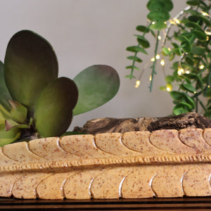 Feather Soapstone Incense Tray 10" #M033 - Lucid Willow - Spiritual