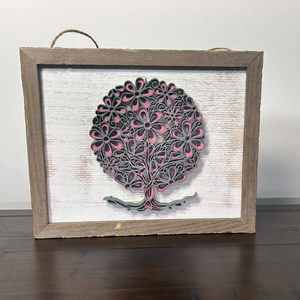 Flower Tree 3D Wall Decor - Lucid Willow - Home Decor