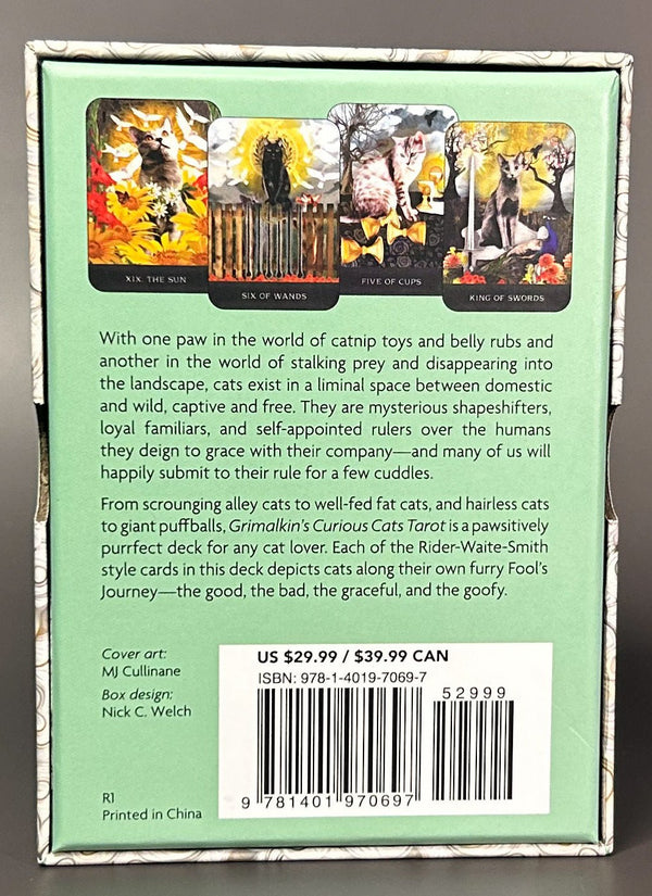 Grimalkin's Curious Cats Tarot *Opened Deck* - Lucid Willow - Tarot Deck