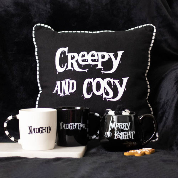 'Merry and Fright' Gothic Christmas Mug and Socks Set - Lucid Willow - Mug