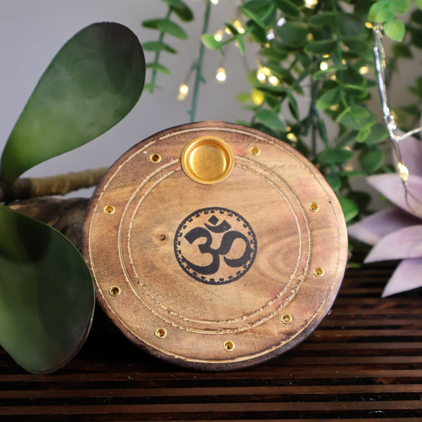 OM Symbol Incense Burner 