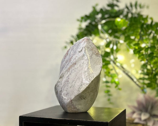 Pastel Ocean Jasper Spiral #C098 - Lucid Willow - Crystal