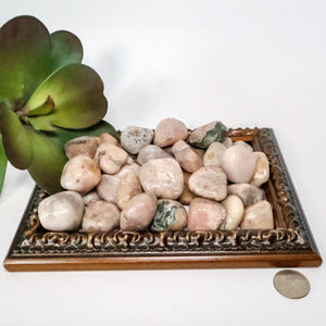 Pink Amethyst Tumbled Stones (1.5 - 2.0" Avg) #C114 - Lucid Willow - Crystal