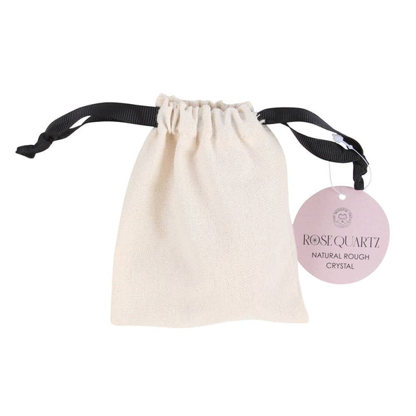 Rose Quartz Natural Rough Crystal | Rose Quartz Pocket Stone - Lucid Willow - Crystal