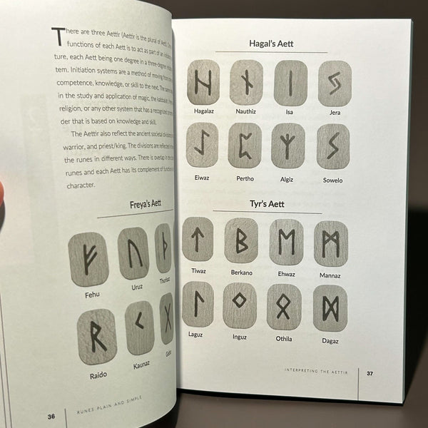 Runes: Plain and Simple | Book - Lucid Willow - Book