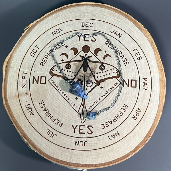 Sodalite Pendulum #M074 - Lucid Willow - Pendulum