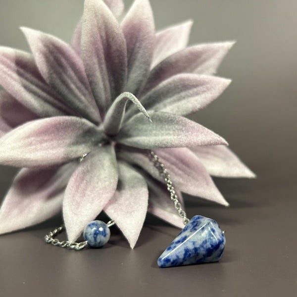 Sodalite Pendulum #M074 - Lucid Willow - Pendulum