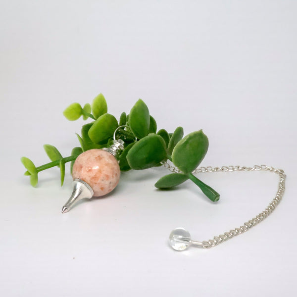 Sunstone Ball Pendulum #M006 - Lucid Willow - Pendulum