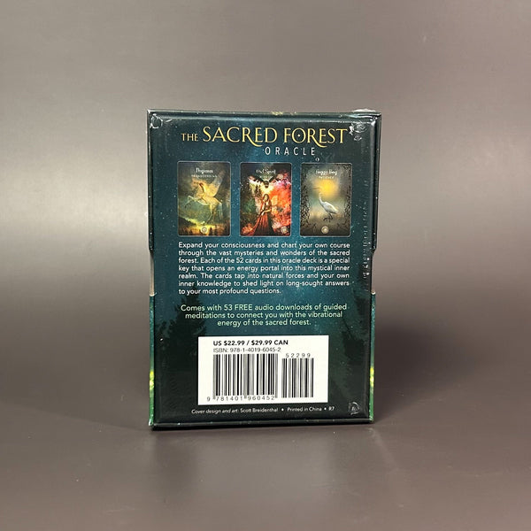 back Sacred Forest Oracle Cards