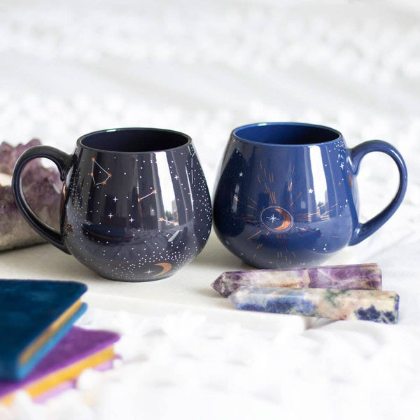 Gold Foil Moon Mug
