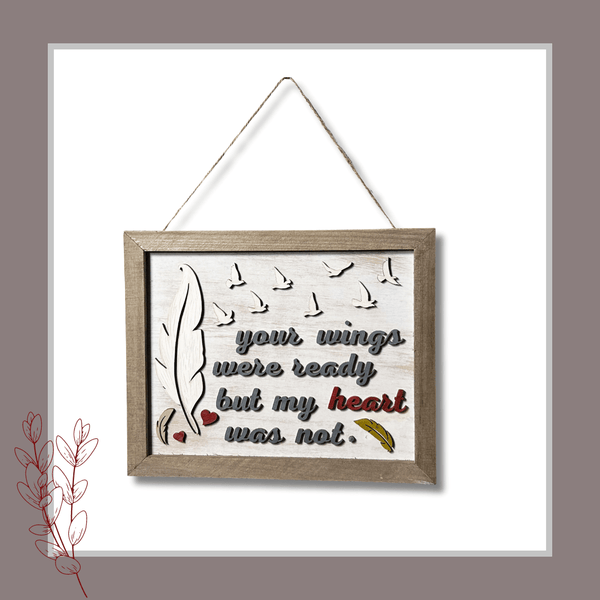 Your Wings Were Ready 3D Handcrafted Wall Decor #H007 - Lucid Willow - Wall Decor